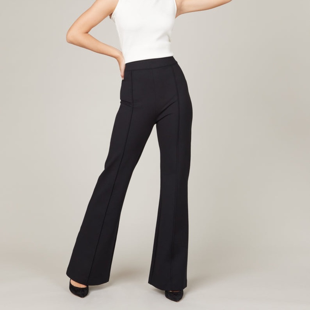 NWT SPANX Black Ponte Flare Pant for Women